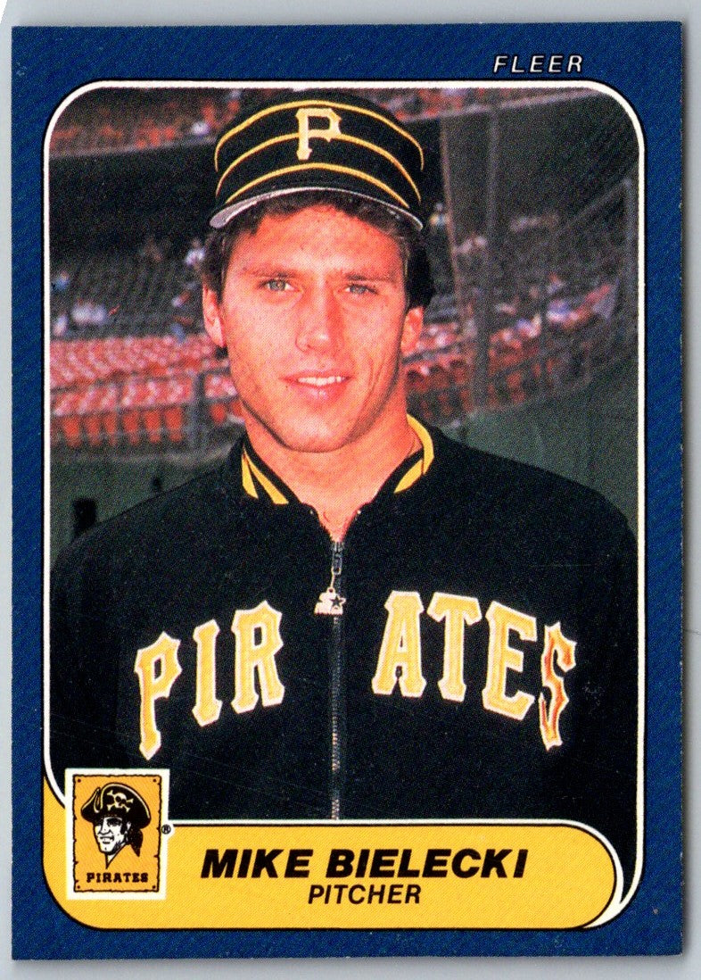 1986 Fleer Mike Bielecki