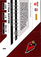 2010 Panini Absolute Memorabilia Beanie Wells #1
