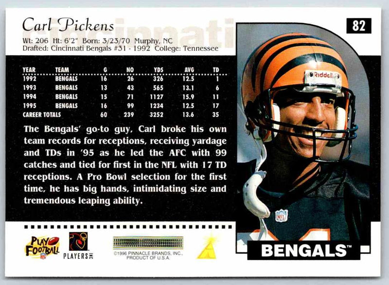 1996 Score Carl Pickens