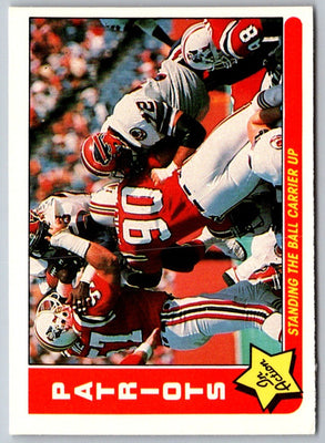 1985 Fleer Team Action Standing Tall in the Pocket (1985 Schedule) #39