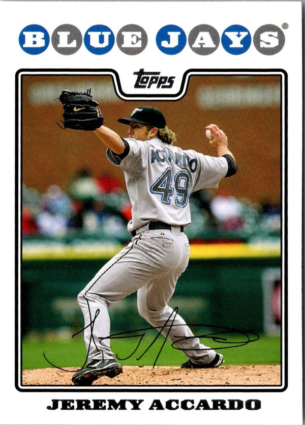 2008 Topps Jeremy Accardo #357