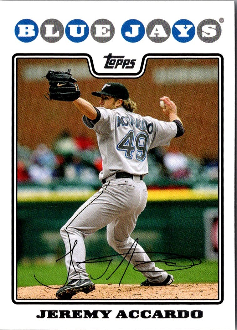 2008 Topps Jeremy Accardo