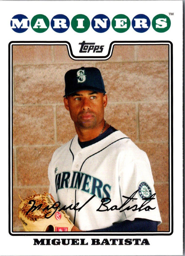 2008 Topps Miguel Batista #352