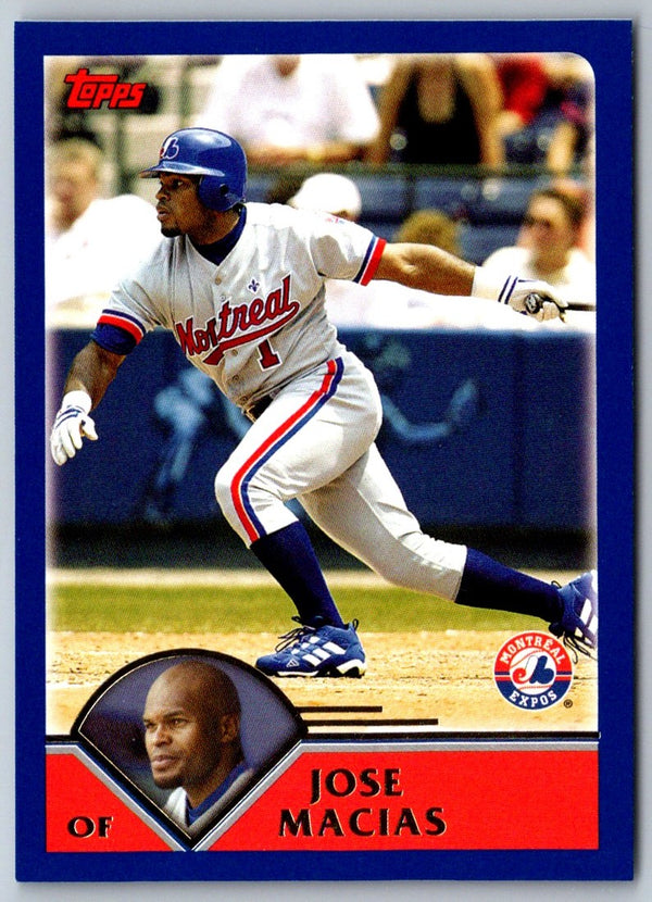 2003 Topps Jose Macias #524