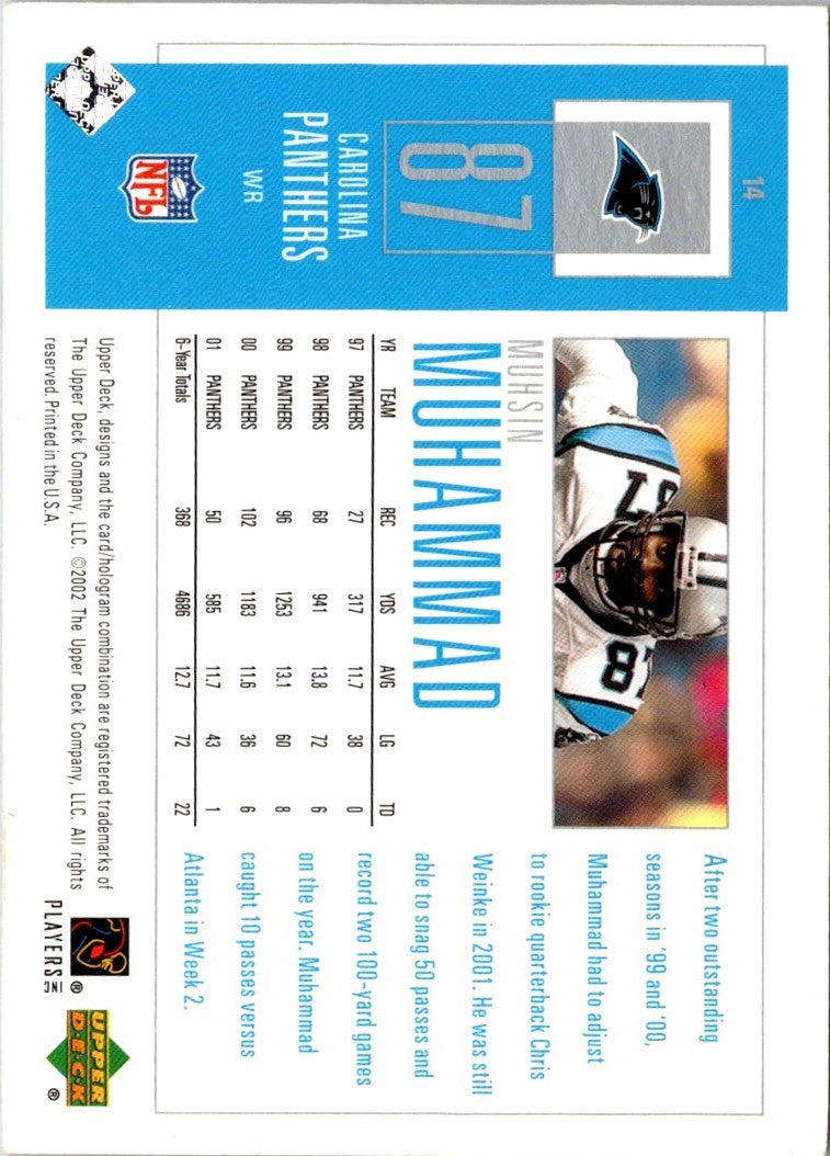 2000 Leaf Rookies & Stars Muhsin Muhammad