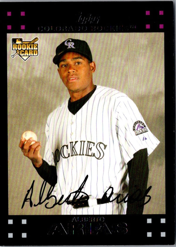 2007 Topps Updates & Highlights Alberto Arias #UH201