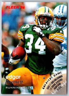 1996 Fleer Edgar Bennett #48