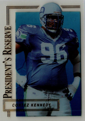 1996 Collector's Edge President's Reserve Cortez Kennedy #378