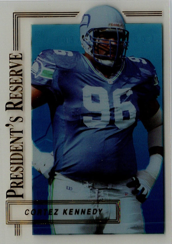 1996 Collector's Edge President's Reserve Cortez Kennedy #378