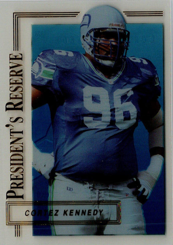 1996 Collector's Edge President's Reserve Cortez Kennedy #378