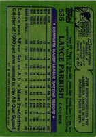 1982 Topps Lance Parrish #535