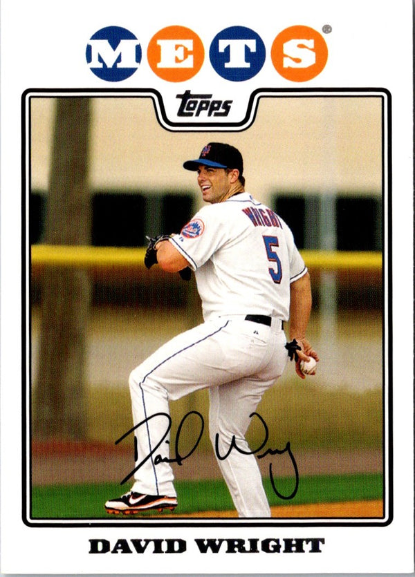 2008 Topps David Wright #340