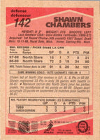 1989 O-Pee-Chee Shawn Chambers #142 Rookie