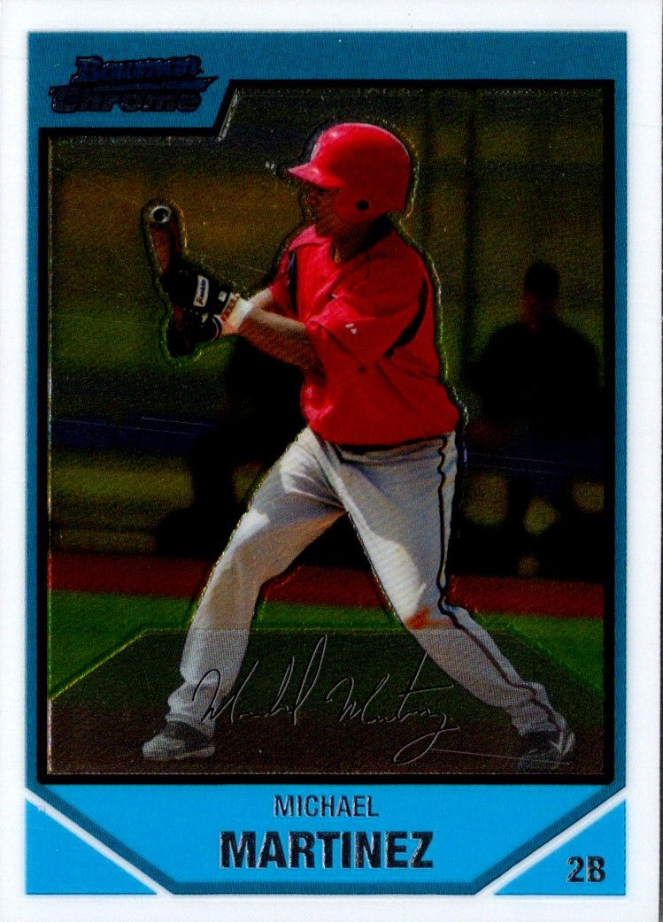 2007 Bowman Chrome Prospects Michael Martinez