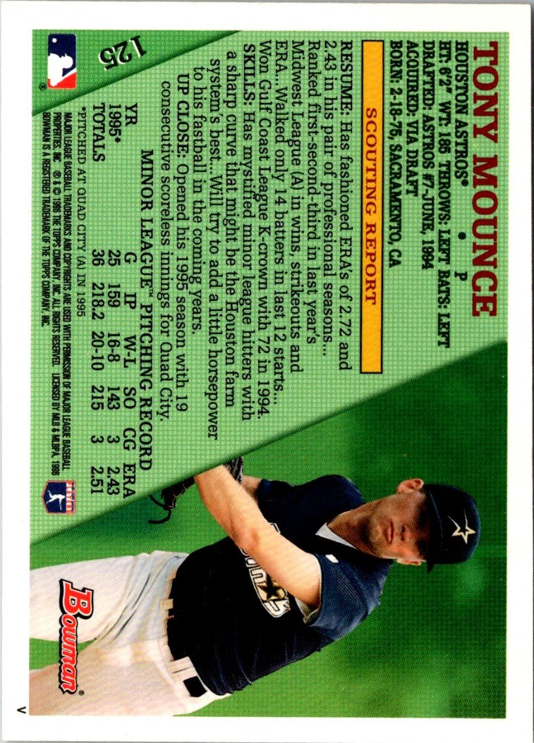 1996 Bowman Tony Mounce