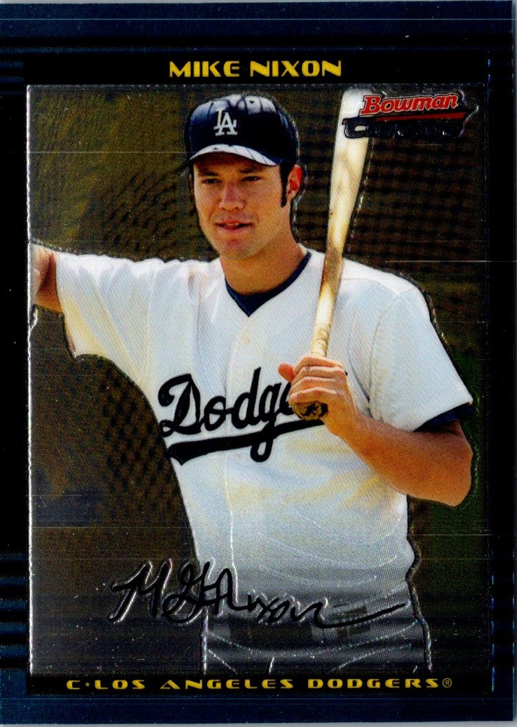 2002 Bowman Draft Picks & Prospects Chrome Mike Nixon