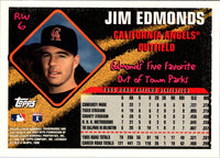 1996 Topps Laser Jim Edmonds #6