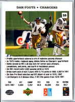 1991 Domino's The Quarterbacks Dan Fouts #35