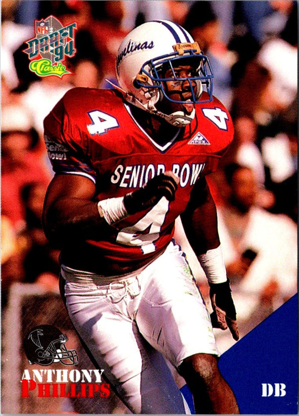 1994 Classic NFL Draft Anthony Phillips #84
