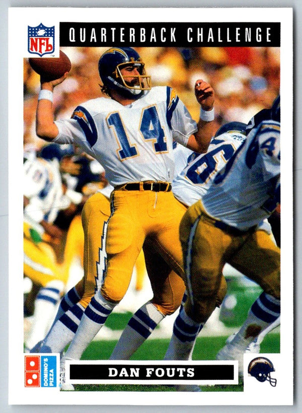 1991 Domino's The Quarterbacks Dan Fouts #35