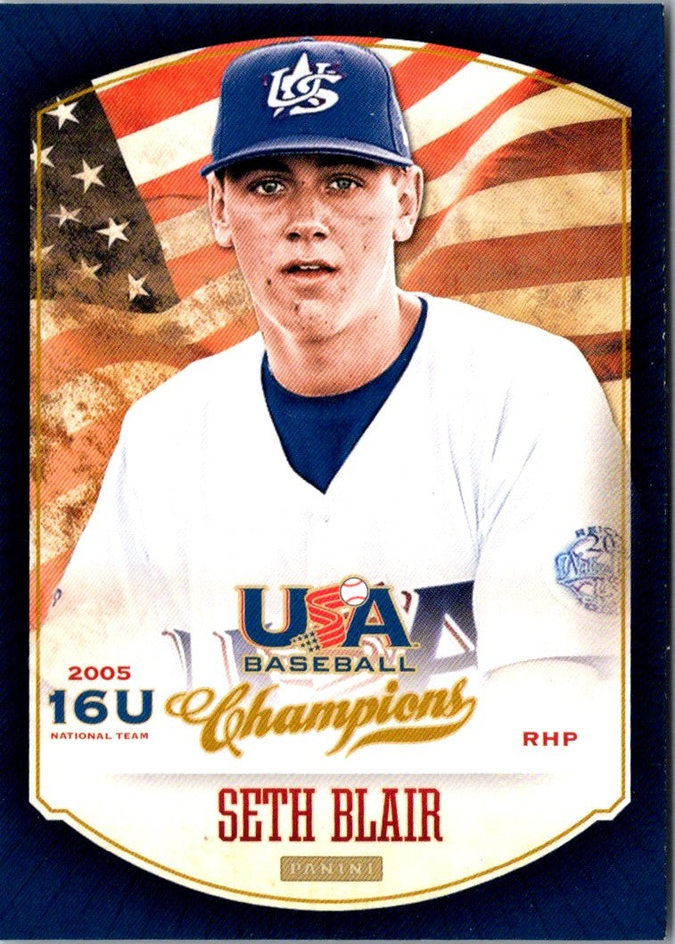 2013 Panini USA Champions Seth Blair