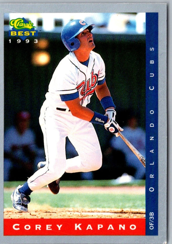 1993 Classic Best Corey Kapano #212