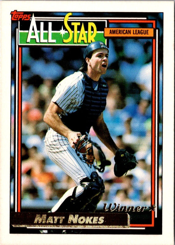 1992 Topps Matt Nokes #404