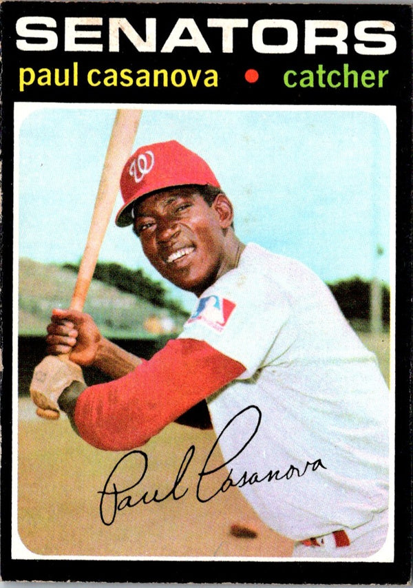 1971 Topps Paul Casanova #139 VG