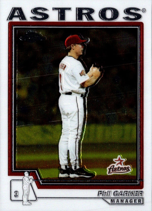 2004 Topps Traded & Rookies Chrome Phil Garner #T70