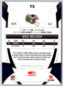 2009 Donruss Certified Wes Welker