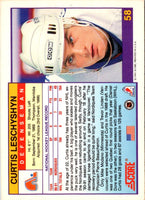 1991 Score Curtis Leschyshyn #58