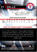 2018 Finest Joey Gallo