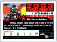 2004 Topps Chrome Clinton Portis #159