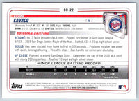 2020 Bowman Keoni Cavaco #BD-22