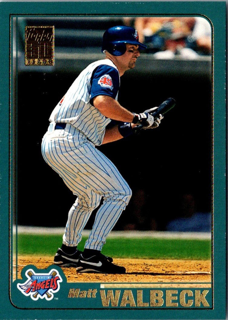 2001 Topps Matt Walbeck