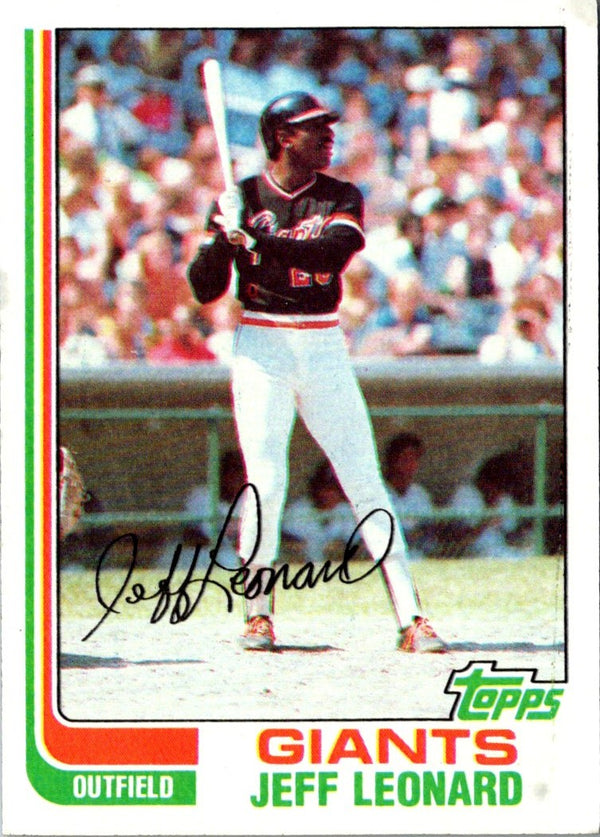 1982 Topps Jeff Leonard #47