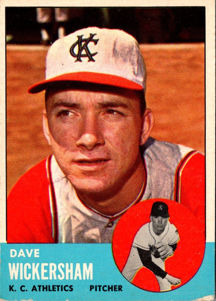 1963 Topps Dave Wickersham