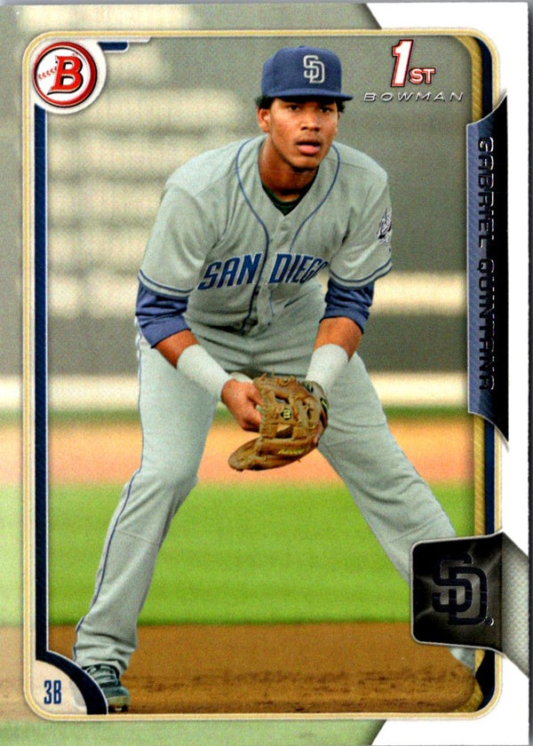 2015 Bowman Prospects Gabriel Quintana #BP65