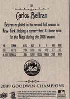 2009 Upper Deck Goodwin Champions Carlos Beltran #51