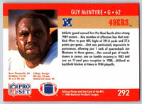 1990 Pro Set Guy McIntyre #292