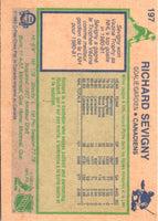 1983 O-Pee-Chee Richard Sevigny #197