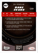 2017 SAGE HIT Dane Evans
