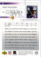 2001 Upper Deck Troy Walters #93