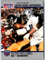 1990 Pro Set Super Bowl 160 Ed (Too Tall) Jones #78