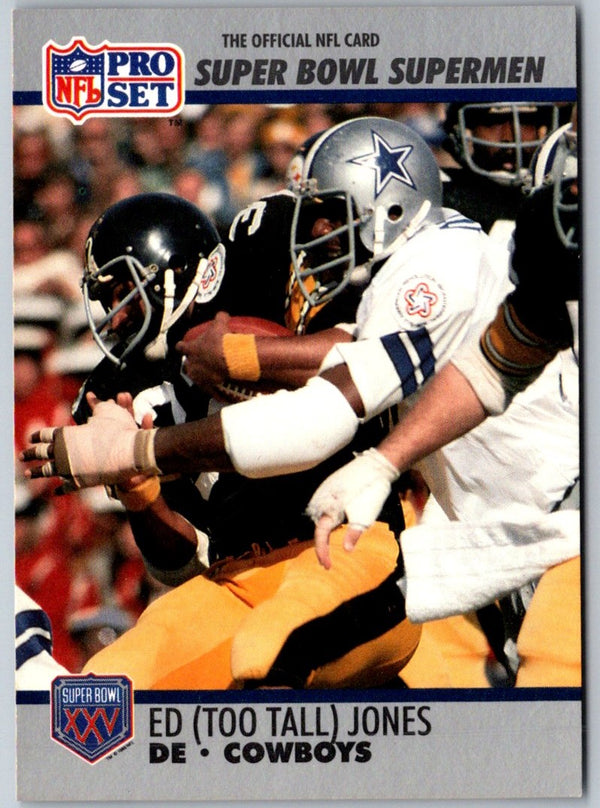 1990 Pro Set Super Bowl 160 Ed (Too Tall) Jones #78