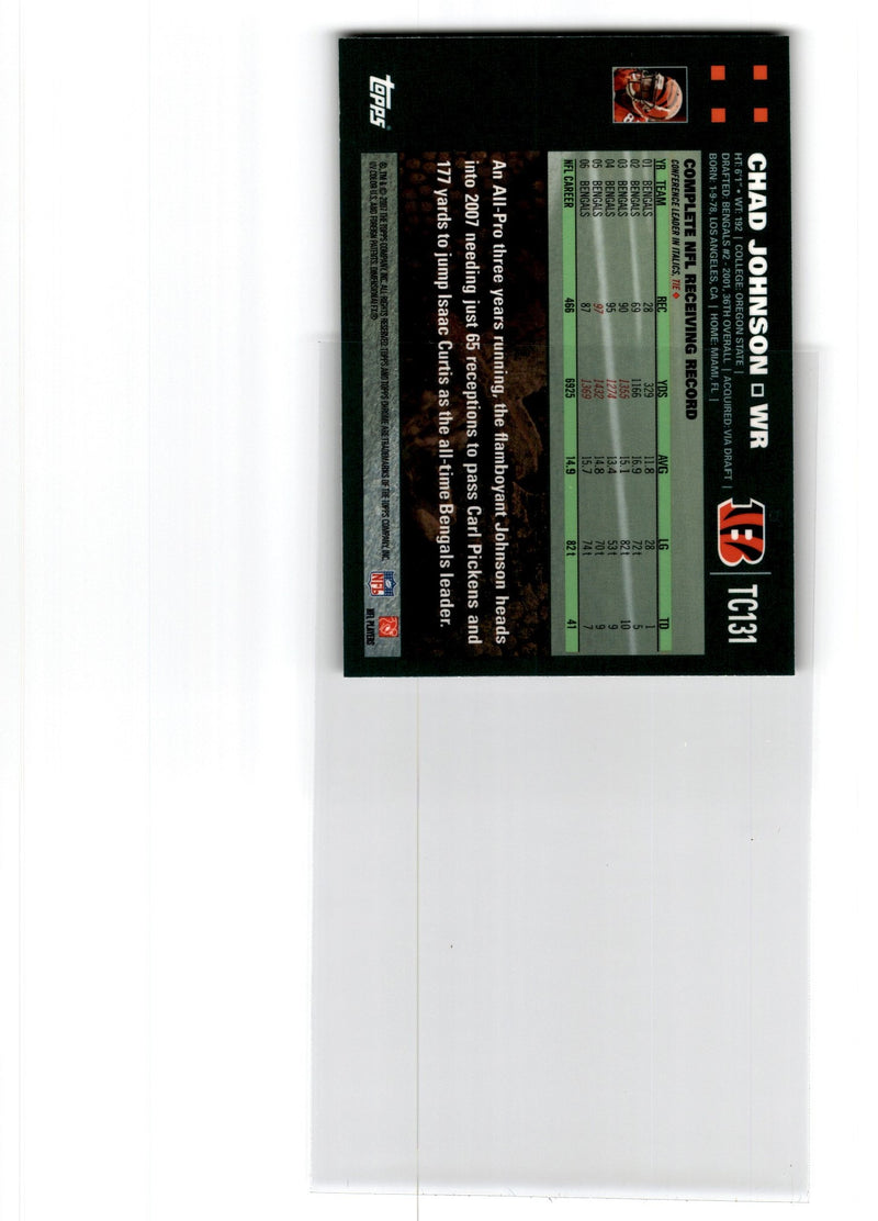 2007 Topps Chrome Chad Johnson