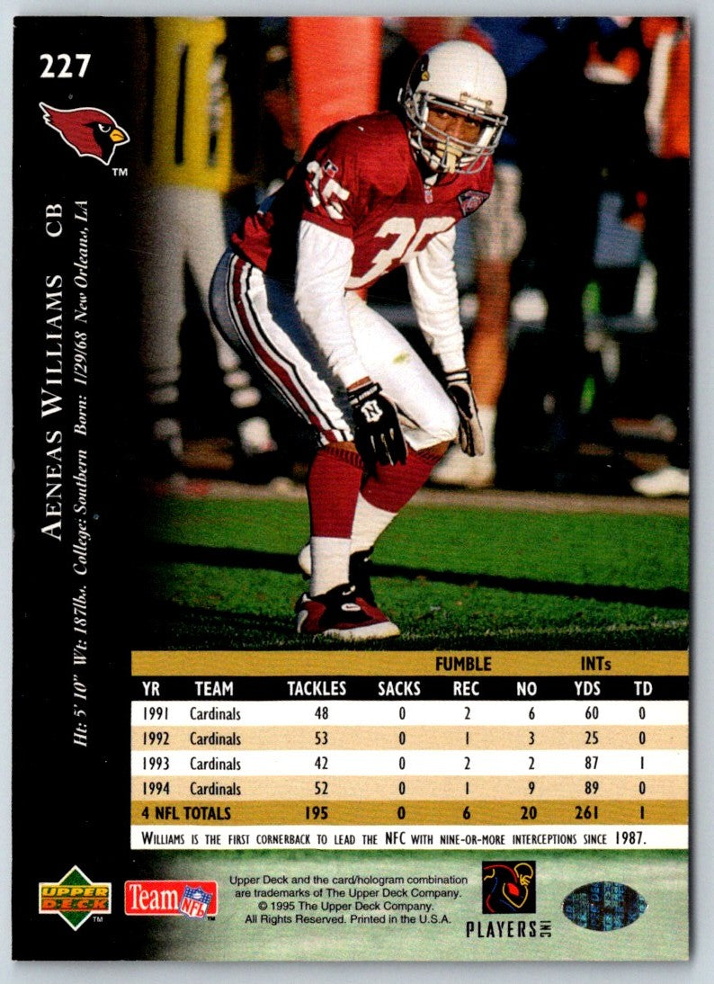 1995 Upper Deck Aeneas Williams