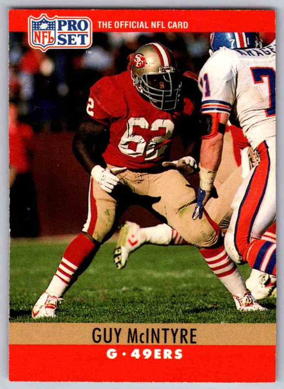 1990 Pro Set Guy McIntyre #292