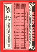 1986 Topps Traded Mark Clear