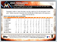 2016 Topps Jose Fernandez #118